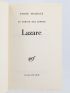 MALRAUX : Lazare - Signed book, First edition - Edition-Originale.com