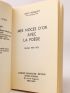 MARQUET : Mes noces d'or avec la poésie. Récitals 1975-1976 - Autographe, Edition Originale - Edition-Originale.com