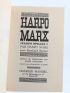 MARX : Harpo Marx - First edition - Edition-Originale.com