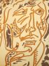 MASSON : ​​​​​​​Deux visages soucieux - Eau-forte et aquatinte d'André Masson signée sur vélin crème  - Autographe, Edition Originale - Edition-Originale.com