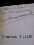 MAUPASSANT : Monsieur Parent - Libro autografato, Prima edizione - Edition-Originale.com