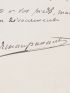 MAUPASSANT : Carte-lettre autographe signée à la Comtesse Potocka : « Je dois vous prévenir que je suis plus muet et plus ennuyeux que jamais [...] » - Signed book, First edition - Edition-Originale.com