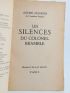 MAUROIS : Les silences du colonel Bramble [tu seras un homme mon fils] - Signed book - Edition-Originale.com