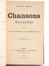 MEUSY : Chansons modernes. Répertoire du Chat Noir. - IIème Série - Edition Originale - Edition-Originale.com