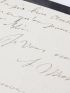 MICHEL : Lettre autographe signée adressée à Lucien Barrois : 