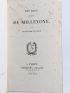 MILLEVOYE : Oeuvres de Millevoye précédées d'une notice biographique et littéraire - Prima edizione - Edition-Originale.com