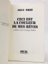 MIRO : Ceci est la couleur de mes rêves - Entretiens avec Georges Raillard - Signed book, First edition - Edition-Originale.com