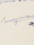MOINOT : Lettre autographe signée de Pierre Moinot - Signed book, First edition - Edition-Originale.com