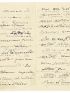 MONTESQUIOU : Lettre autographe signée de Robert de Montesquiou à son ami Henry Lapauze le remerciant pour l'envoi d'un document dont il n'a pas encore pris connaissance : 