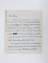 MONTESQUIOU : Lettre autographe signée de Robert de Montesquiou recensant ses donations, notamment une statuette de TroubetzKoÿ, considéré comme le Rodin russe, à diverses institutions - Autographe, Edition Originale - Edition-Originale.com