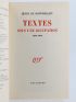 MONTHERLANT : Textes sous une occupation 1940-1944 - Erste Ausgabe - Edition-Originale.com