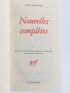 MORAND : Nouvelles complètes volumes I & II. Complet en deux volumes - Edition-Originale.com