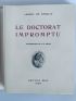 NERCIAT : Le doctorat impromptu  - Edition-Originale.com