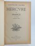 NIETZSCHE : Mercure de France, Janvier-Février 1909. Vingtième année. Tome 77 - Edition Originale - Edition-Originale.com