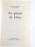 ORMESSON : Au Plaisir de Dieu - Signed book - Edition-Originale.com