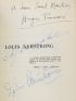 PANASSIE : Louis Armstrong - Autographe, Edition Originale - Edition-Originale.com