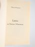 PANSAERS : Lettres au docteur Schuermans (1921-1922) - Edition Originale - Edition-Originale.com