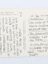 PAULHAN : Carte postale autographe signée et adressée, depuis Port-Cros, à Felia Leal, éditrice de son ouvrage Paroles transparentes illustré par Georges Braque - Autographe, Edition Originale - Edition-Originale.com