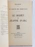 PELADAN : Le secret de Jeanne d'arc - Signiert, Erste Ausgabe - Edition-Originale.com