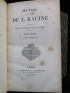 RACINE : Oeuvres complètes de J. Racine précédées de son éloge par La Harpe - Edition-Originale.com