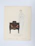 REDFERN : La Commode en laque. Robe du soir de Worth (pl.49, La Gazette du Bon ton, 1914 n°5) - Prima edizione - Edition-Originale.com