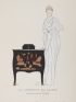 REDFERN : La Commode en laque. Robe du soir de Worth (pl.49, La Gazette du Bon ton, 1914 n°5) - Edition Originale - Edition-Originale.com