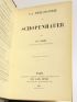 RIBOT : Philosophie de Schopenhauer - Edition-Originale.com