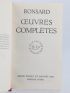 RONSARD : Oeuvres complètes I & II - Complet en deux volumes - Erste Ausgabe - Edition-Originale.com