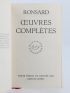 RONSARD : Oeuvres complètes I & II - Complet en deux volumes - First edition - Edition-Originale.com