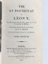 ROSCOE : Vie et pontificat de Léon X - Prima edizione - Edition-Originale.com