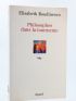ROUDINESCO : Philosophes dans la tourmente - Autographe, Edition Originale - Edition-Originale.com