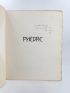 ROUVEYRE : Phèdre - Signed book, First edition - Edition-Originale.com