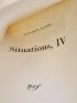 SARTRE : Situations I, II, III, IV, V, VI, VII, VIII, IX & X - Ensemble en tirage de tête et complet en 10 volumes - First edition - Edition-Originale.com