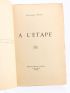SCHAYE : A l'étape - Signed book, First edition - Edition-Originale.com