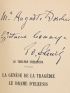 SCHURE : Le théâtre initiateur - La génèse de la tragédie - Le drame d'Eleusis - Libro autografato, Prima edizione - Edition-Originale.com