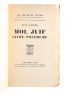 SCHWOB : Moi, Juif Livre posthume - First edition - Edition-Originale.com