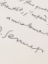 SENNEP : Lettre autographe signée à son ami Carlo Rim  - Autographe, Edition Originale - Edition-Originale.com