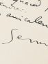 SENNEP : Lettre autographe signée à son ami Carlo Rim  - Signiert, Erste Ausgabe - Edition-Originale.com