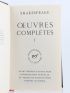 SHAKESPEARE : Oeuvres complètes I - Erste Ausgabe - Edition-Originale.com