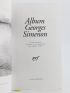 SIMENON : Album Simenon - First edition - Edition-Originale.com