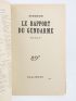 SIMENON : Le rapport du gendarme - Edition Originale - Edition-Originale.com