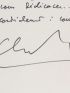 SIMON : Lettre autographe signée de Claude Simon à René Wintzen  - Signiert, Erste Ausgabe - Edition-Originale.com