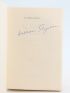 STYRON : La Proie des Flammes - Libro autografato, Prima edizione - Edition-Originale.com
