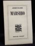SUARES : Marsiho - First edition - Edition-Originale.com