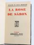 THARAUD : La rose de Sâron - First edition - Edition-Originale.com