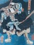 UTAGAWA KUNISADA : Acteur de Kabuki. Seigneur en armure - Edition-Originale.com