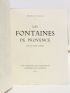 VARILLE : Les fontaines de Provence - Erste Ausgabe - Edition-Originale.com