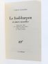 VASSILIKOS : Le fusil-harpon - Signed book, First edition - Edition-Originale.com