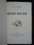VERLAINE : Chansons pour elle - Signed book, First edition - Edition-Originale.com