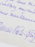 VIELE-GRIFFIN : Lettre autographe datée et signée adressée à Edouard Ducoté à propos d'un poème qu'il lui a recommandé pour sa revue sans en prendre auparavant connaissance : 